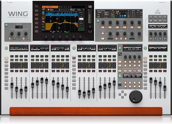 Behringer WING 48-Channel, 28-Bus Full Stereo Digital Mixing Console | 48-channel digital console with 10-inch touch screen and 28 buses for live sound, studio recording and broadcasting