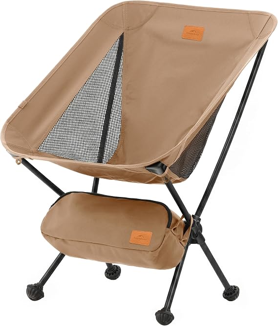 Naturehike YL08 Ultralight Camping Chair Only 2.12 LBS, Anti-Sinking Feet