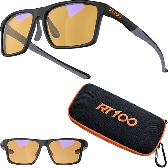 Premium Gaming and Computer Glasses Block 78% - 93% Blue Light, 100% UV420 HEV Light Filter Anti Eyestrain Migraine