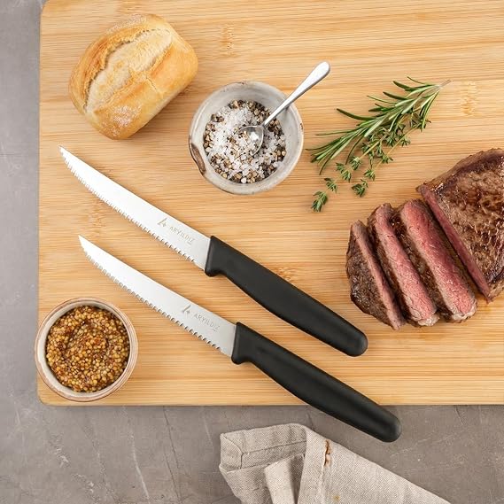 Aryıldız Daily Steak Bıçak 2’li Siyah