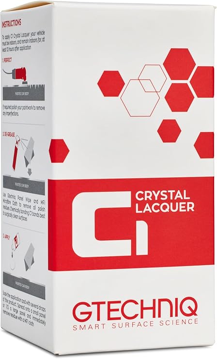Gtechniq C1 Crystal Lacquer Ceramic Coating for Cars, 1 fl oz