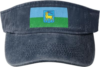 Zastava Istarske zupanije Sun Visor Hat for Women Men Empty Top Baseball Cap Golf Cap