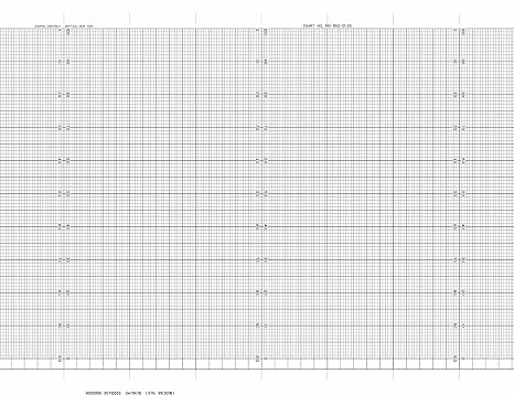 SOLTEC RN2-01-25-20M 284.0MMX66FT, for 1200 Series Recorder Models, Gray Grid Color, Strip Charts