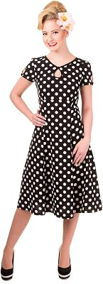 Banned Gorgeous All Over Polka Dots Spotted Print Dress