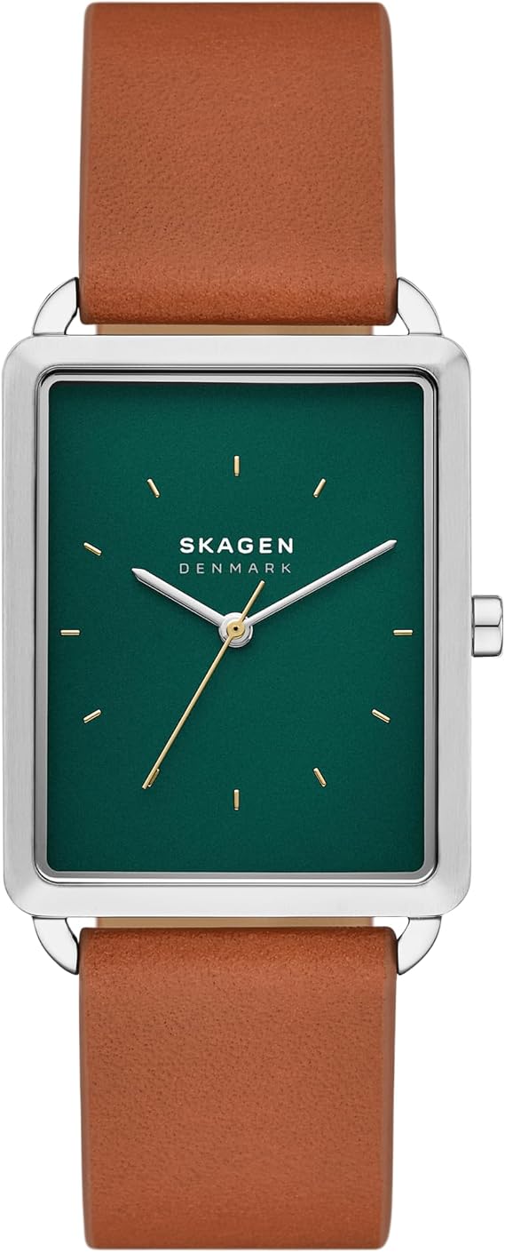 Skagen Hagen Rectangular Stainless Steel Watch for Men