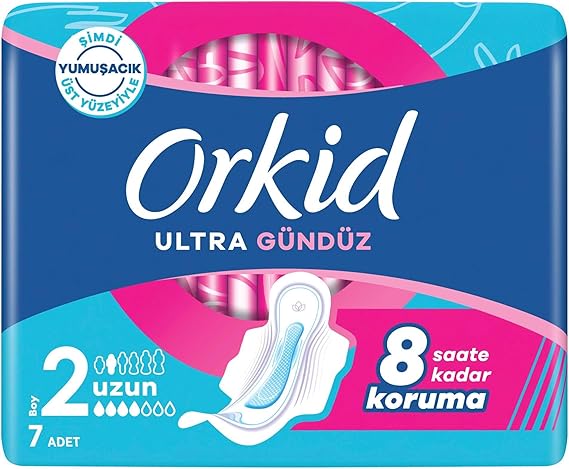 Orkid Ultra Hijyenik Ped Uzun (Boy 2) 7 Adet Ped