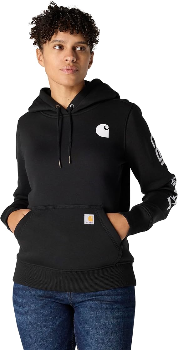 Carhartt Women's Iconic Clarksburg Logo Sweatshirt