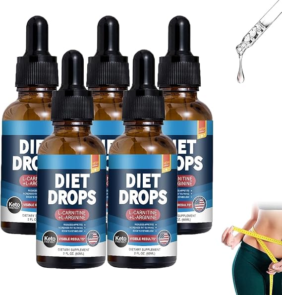 Vitaburn Drops for Wellness & Metabolism Support, Natural Ingredients, Vitaburn Slimming Drops for Men & Women (5)