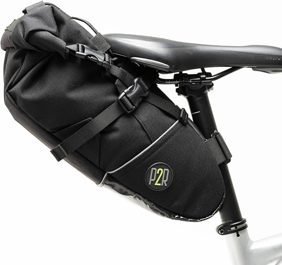 PACK2RIDE Inova Light Bike Saddle Bag - Water Resistant, Durable Cordura Fabric, Essential for Bikepacking - Under Seat Storage, Seat Bag for Road, Gravel Cycling