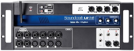 Audiosavings Bundle (1) Soundcraft Ui16 16 Input Digital Soundboard Mixing Console Mixer 4 Church/School (Items 1)