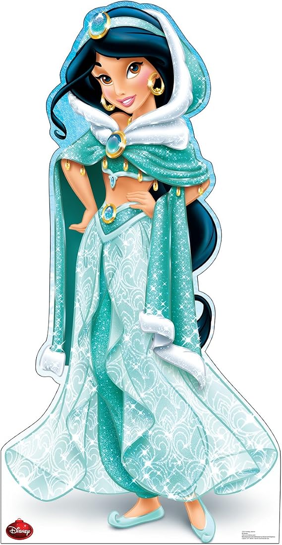 Cardboard People Holiday Jasmine Cardboard Cutout - Holiday Collection