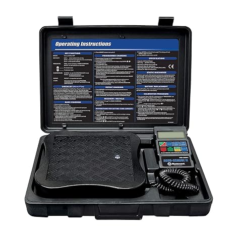 Mastercool 98210-A Accu-Charge II Bluetooth Refrigerant Scale