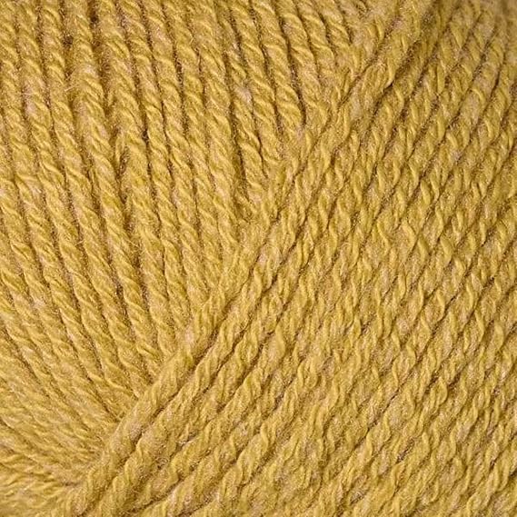 Berroco - Lucca Yarn Cashmere Cotton Blend, 50 g / 1.75 oz, 143 m / 156 Yards, Weight 4 - Medium/Worsted/Aran (5811 - Golden)