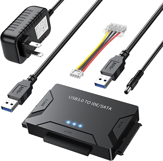Hard Drive Reader USB 3.0 to SATA IDE Adapter,Internal Data Transfer