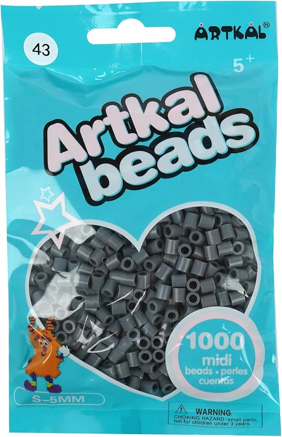 Artkal Fuse Beads 1000 Melty Beads 5mm Iron Beads Compatible Perler Beads Hama Beads, S43