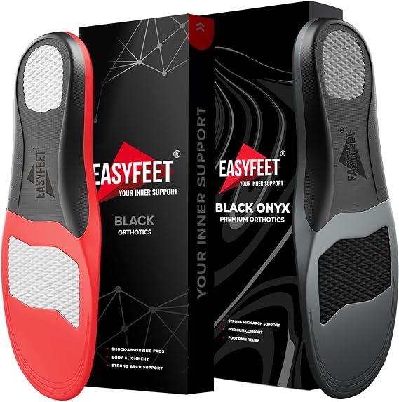 Premium Orthotic Insoles with Anti-Fatigue High Arch Support Inserts Plantar Fasciitis Flat Feet Heel Pain Relief Standing All Day Comfort - Size XL (Men 12.5-14.5/Women 13.5-15.5)