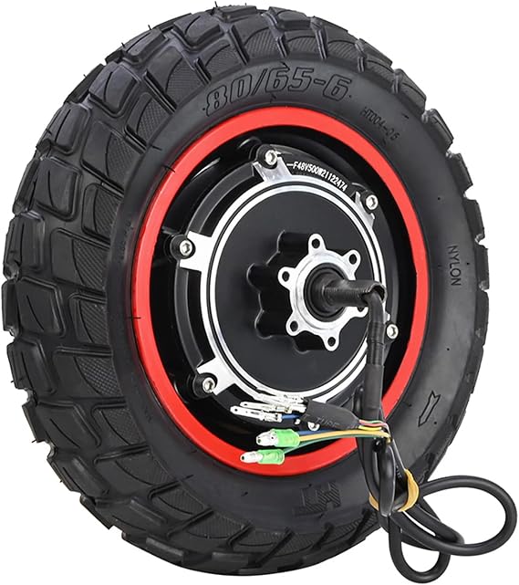 48V 500W Motor Replacement for Kugoo M4/M4PRO Electric Scooter 10 Inch Inflatable Tire Rear Wheel Motor