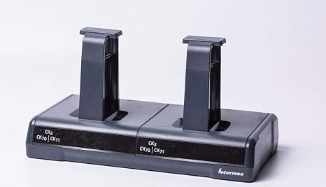 Intermec DX2A2BB10 4 Position Battery Charger for Series CK70/CK71 Mobile Computer, Includes NA Power Supply and Cord, Accommodates 2 Pack Chargers and Capable of Charging 4 Batteries