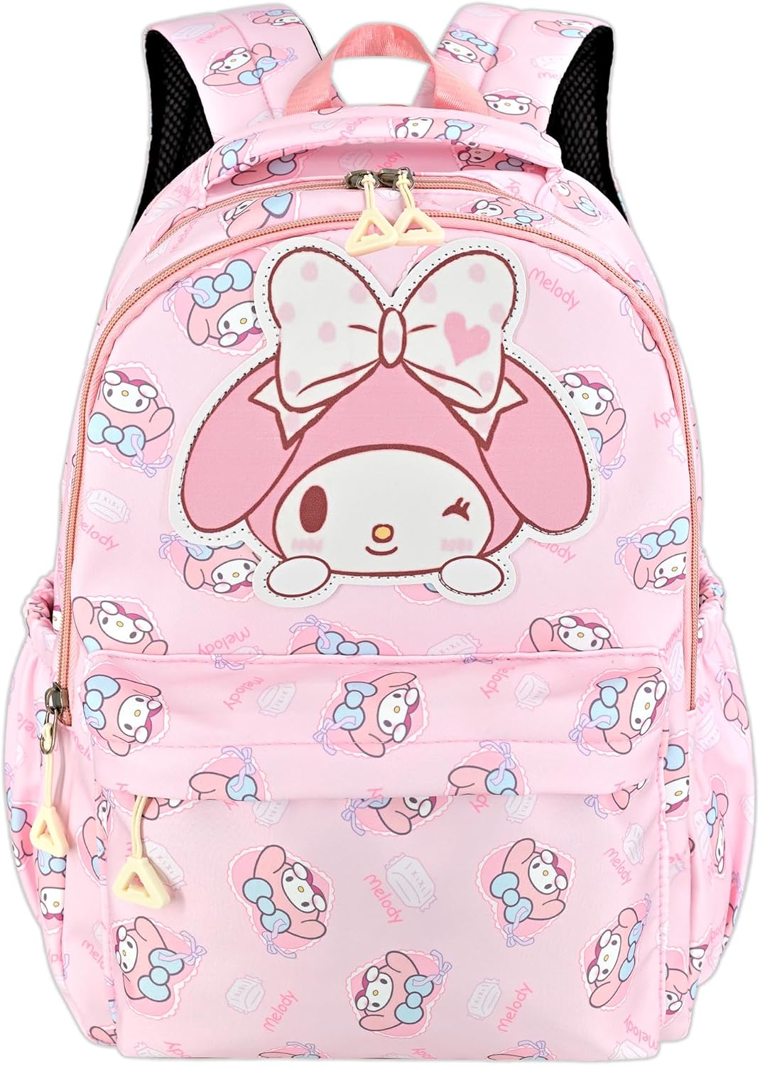 Roffatide Anime Melody All Over Print Casual Backpack Laptop Backpack Travel Hiking Rucksack