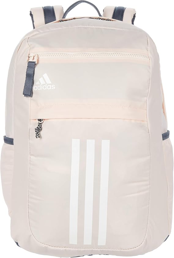 adidas League 3 Stripe Backpack Pink Tint/Onix/White One Size
