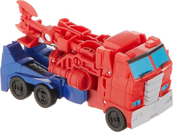 Transformers Bumblebee Cyberverse Adventures Dinobots Unite 1-Step Changer Optimus Prime 4.25-inch Action Figure for Kids Ages 6 and Up