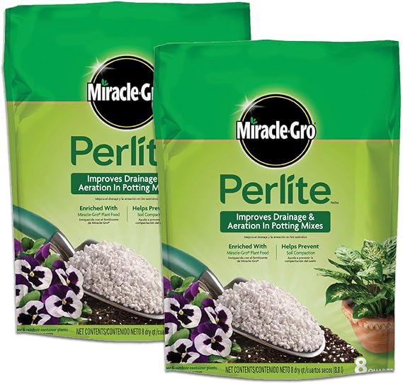 Miracle-Gro Perlite, 8 qt. (2-Pack)