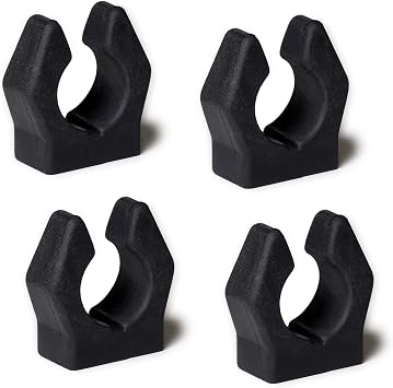 Longoni Billiard Pool Cue Rack Rubber Replacement Clips, Pack of 4