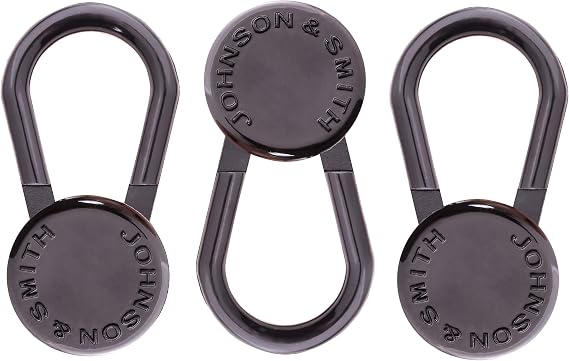 Flex Button Pant Waist Extender 3-Pack - Adds 1-2 inches with A Bit of Stretch - for Men, Women, Children