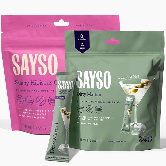 SAYSO Dirty Martini Sticks & Cosmo Bundle