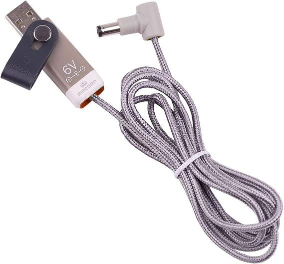 myVolts Ripcord USB to 5.7V DC Power Cable Compatible with Roland MC-707 Groovebox