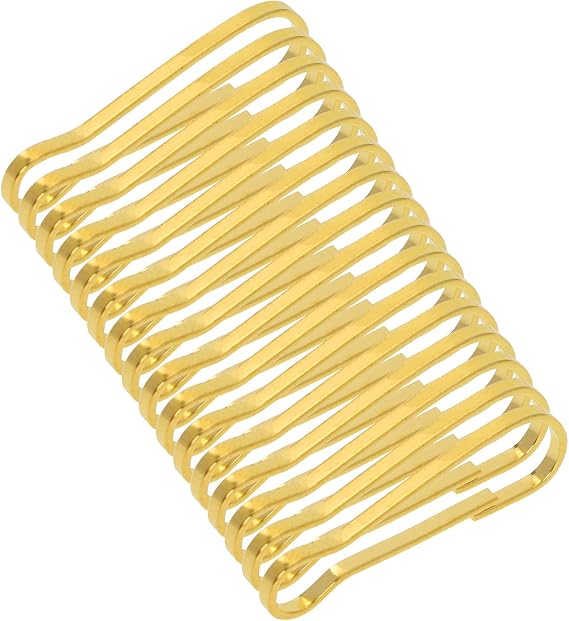 Mini Skater 26mm Lanyards Snap Clip Hooks, Metal Spring Hooks for Wallets, Crafts, Lanyard ID Cards, Key Chains, Pet Tags(60Pcs,Golden)