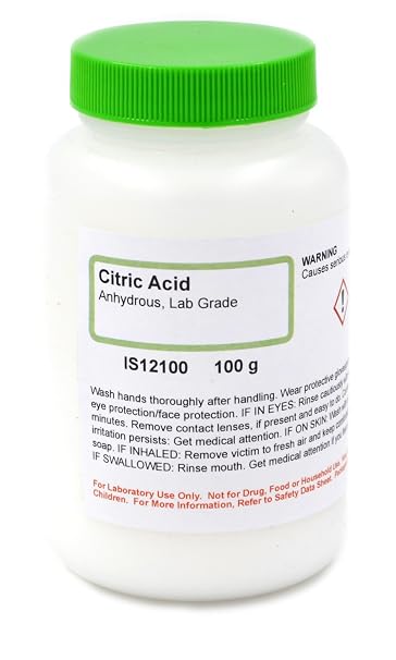ALDON Innovating Science Lab-Grade Anhydrous Citric Acid, 100g - The Curated Chemical Collection - Made in The USA