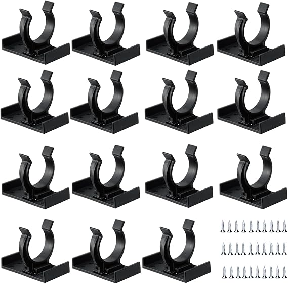 15 Pcs Kitchen Plinth Clips, Kickboard Clips, Kick Board Plinth with Attaching Bracket with 30 Screws for Secure Kickboard Installation