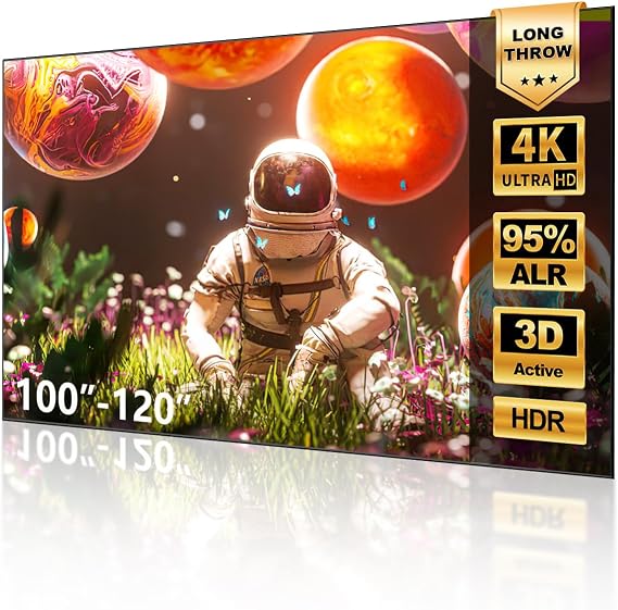 ALR CLR Screen for Long/Standard Throw Projector 120 inch