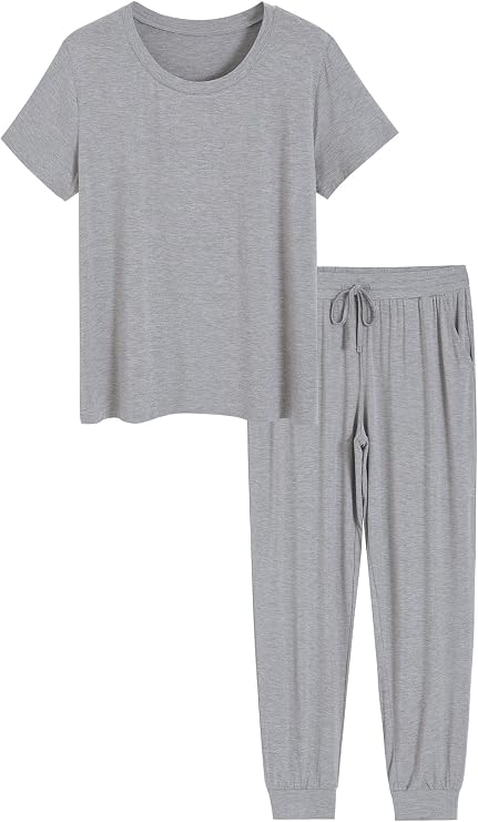 Latuza Women's Petite Pajamas Set Viscose Petite Length Sleepwear