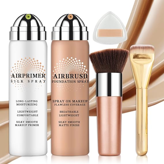 AIUEO Magic Minerals Airbrush Foundation Spray with Makeup Primer-02 Beige