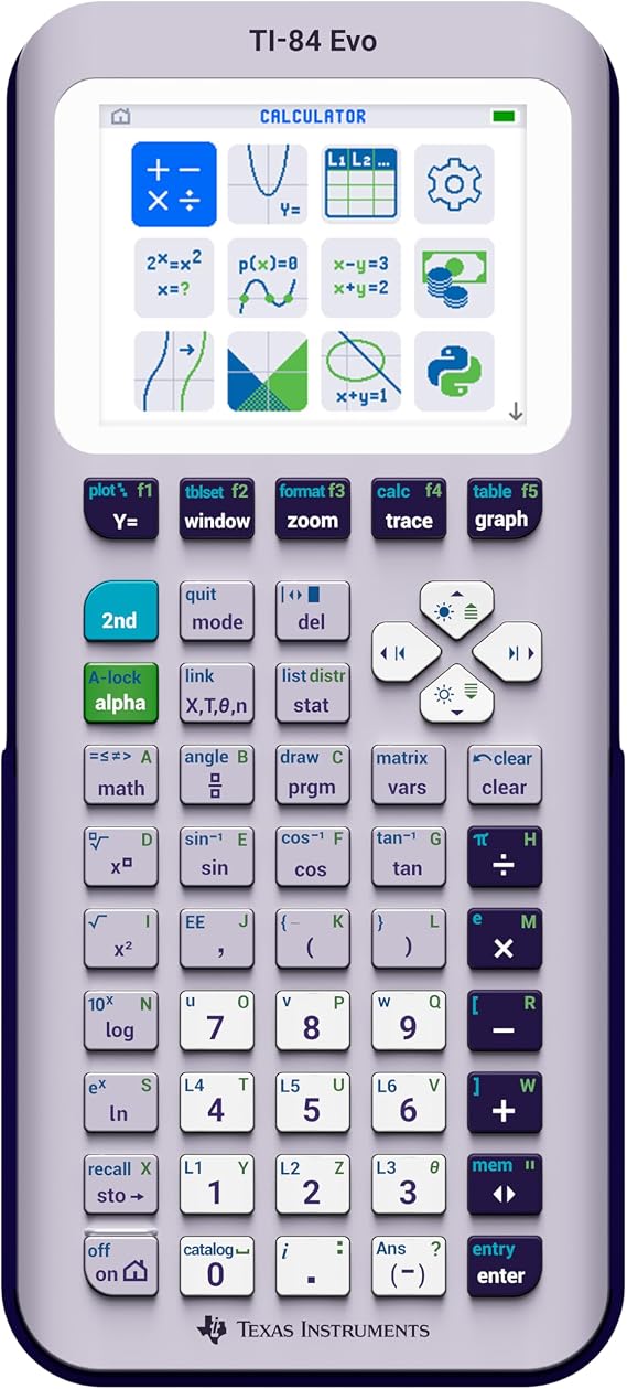 TI-84 Evo Graphing Calculator Texas Instruments, Lavender
