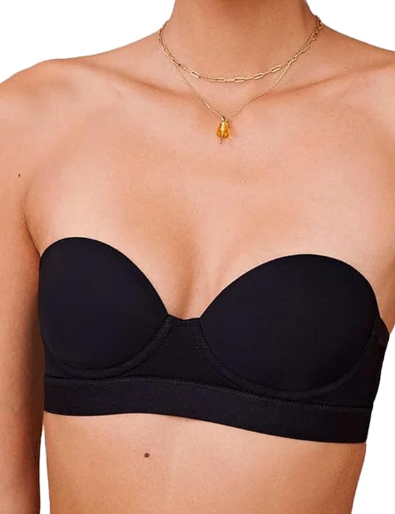 Pepper Bra for AAB Cups | Strapless Lightly Lined Multiway Underwire Bra for Women with Convertible Straps