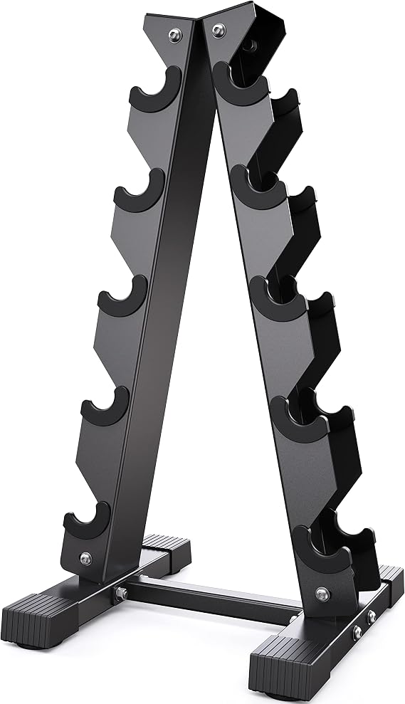 Dumbbell Rack Stand Only, Weight Rack for Dumbbells Compact A-Frame Home Gym Space Saver, 480/800 LBS Weight Capacity