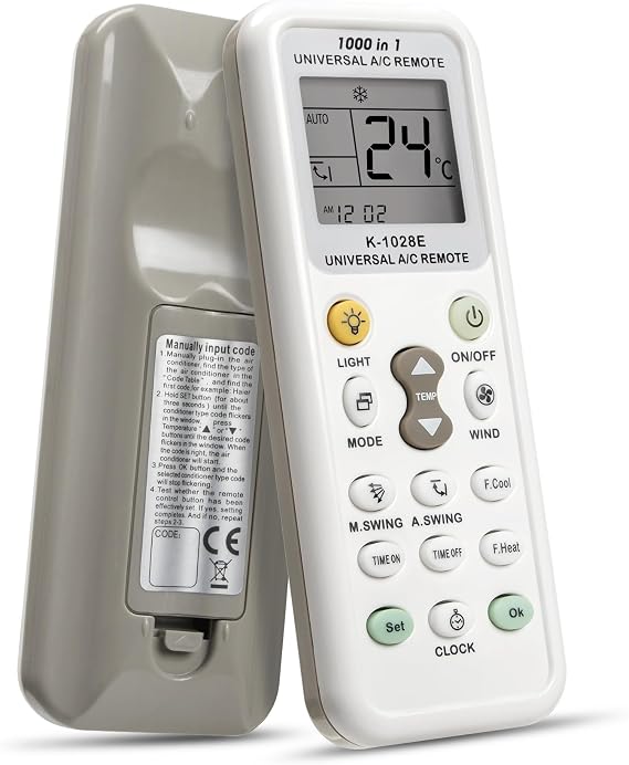 Universal A/C Remote K-1028E 1000 in 1 LCD Air Conditioner Remote Control