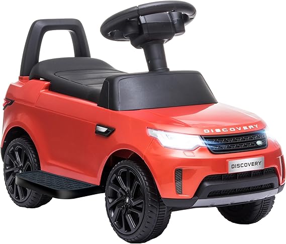 Qaba Land Rover Licensed 6V Ride on Push Car for 18-60 Months Red