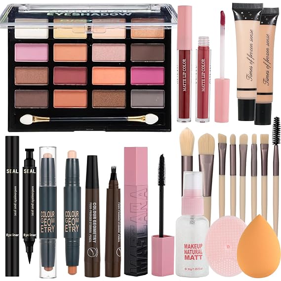 Makeup Gift Kits for Women Full-Kit,Beginner Makeup Kit for Teens,Teenager Makeup Set for Teens Girls 10-12 All In One Make Up Kits