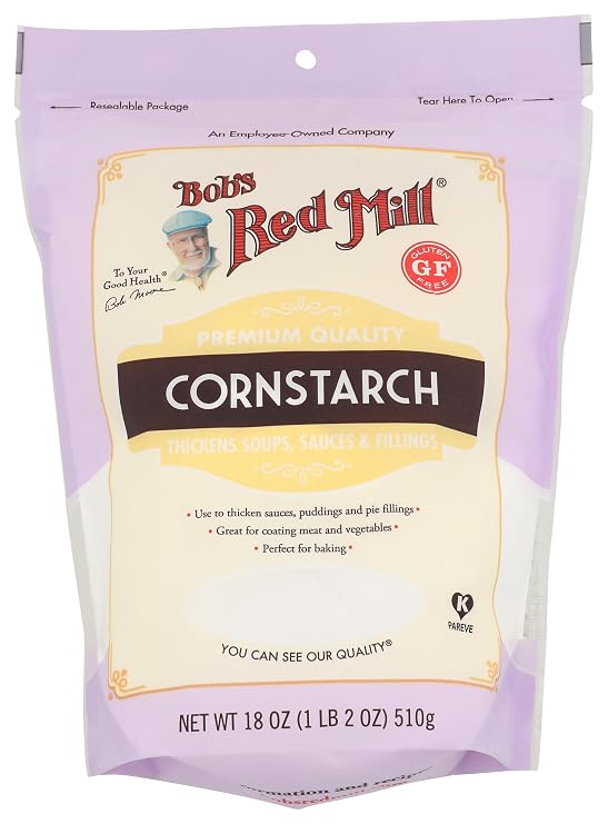 Bob's Red Mill Corn Starch, 18oz (Pack of 1) - Gluten Free, Vegan, Kosher