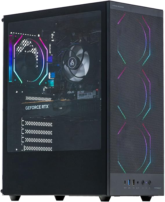 Veno Scorp Gaming PC AMD Ryzen 5 5600 Processor RTX 3050 6GB Graphics Card - 16GB 3200MHz Ram - 512GB NVMe SSD - 550W PSU - Windows 11 - WiFi - Titan 4