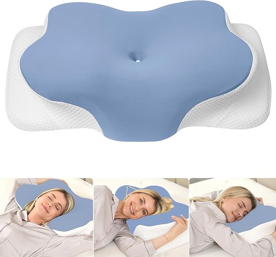 MULISOFT Memory Foam Pillow, Cervical Pillow, Neck Pillow, Ergonomic Pillow