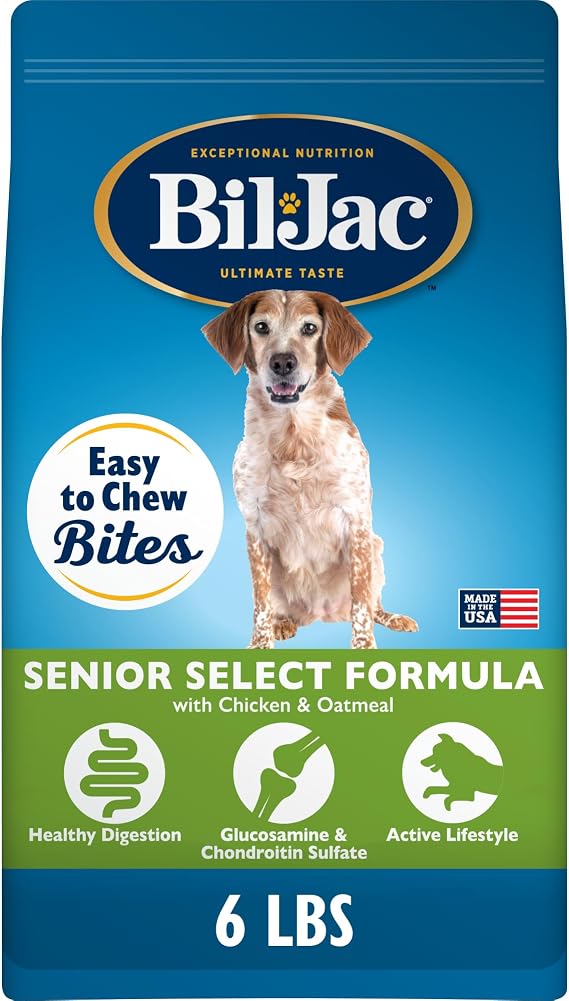 Bil-Jac Senior Select Dry Dog Food with Probiotics & Joint Support | 6 lb