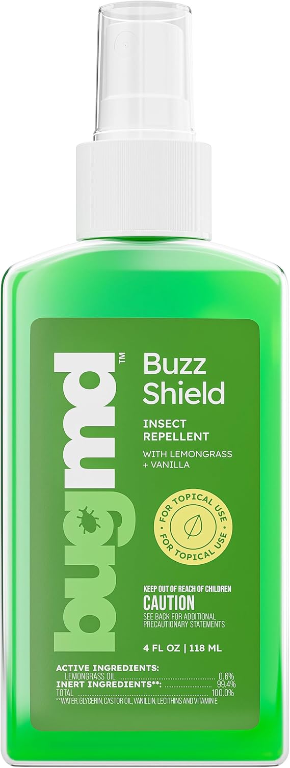 BugMD Buzz Shield Mosquito, Tick and Insect Repellent Spray