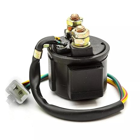 Starter Solenoid Relay 12V Motorcycle Solenoid Starter Relay for GY6 50cc 70cc 90cc 110cc 125cc 150cc 200cc 250cc ATV Go Kart Scooter Moped