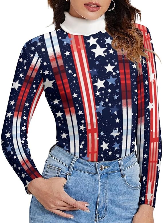 Womens Turtleneck Shirt Long Sleeve Layer Tops Slim Lightweight Pullover Sweater Soft Thermal Underwear Blouse