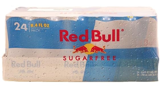 Red Bull Energy Drink, Sugar Free, 8.4 oz, 24 ct